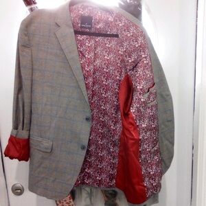 Daniel Hechter Men's Gray Blazer